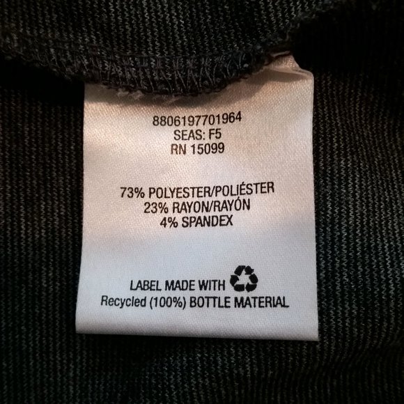 Metaphor Gray Stretchy Hight Waisted Front Seam Ankle Pants Size L - Picture 5 of 7